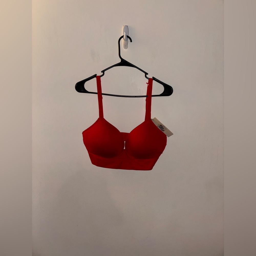 No Boundaries Red Bra
